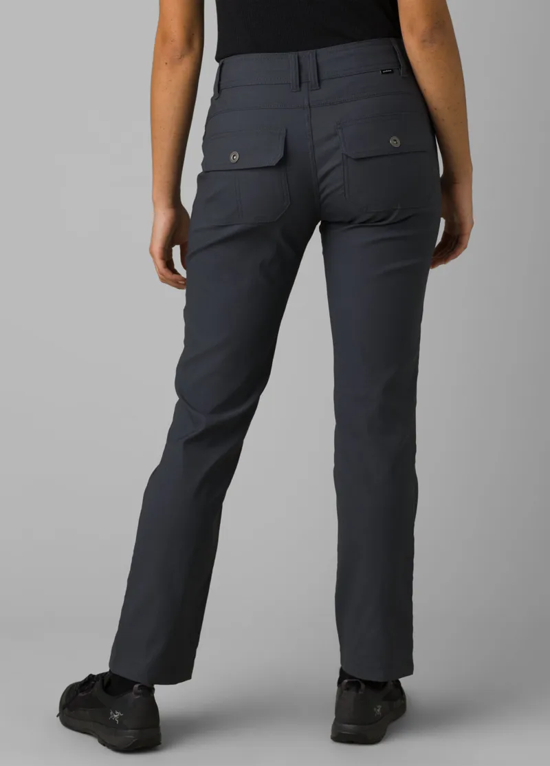 prAna Halle Straight Pant II Women's Trousers in Coal-1